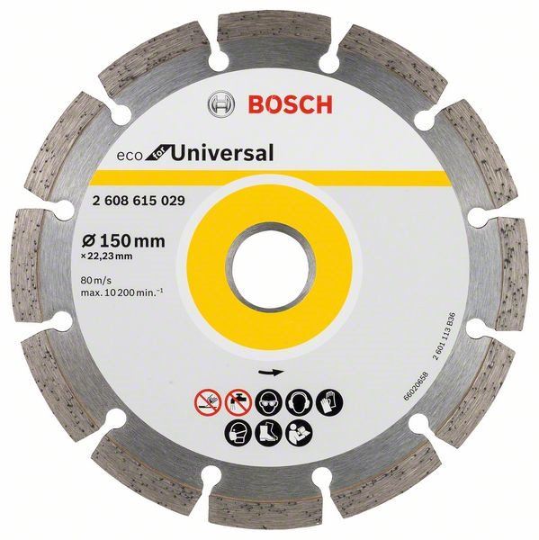 Diamantový kotouč Bosch Universal 150x22.23x2.1x7mm 2.608.615.029