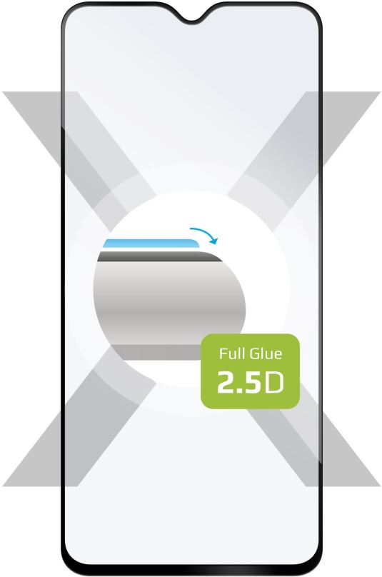 Ochranné sklo FIXED FullGlue-Cover pro Xiaomi Redmi Note 8 Pro černé