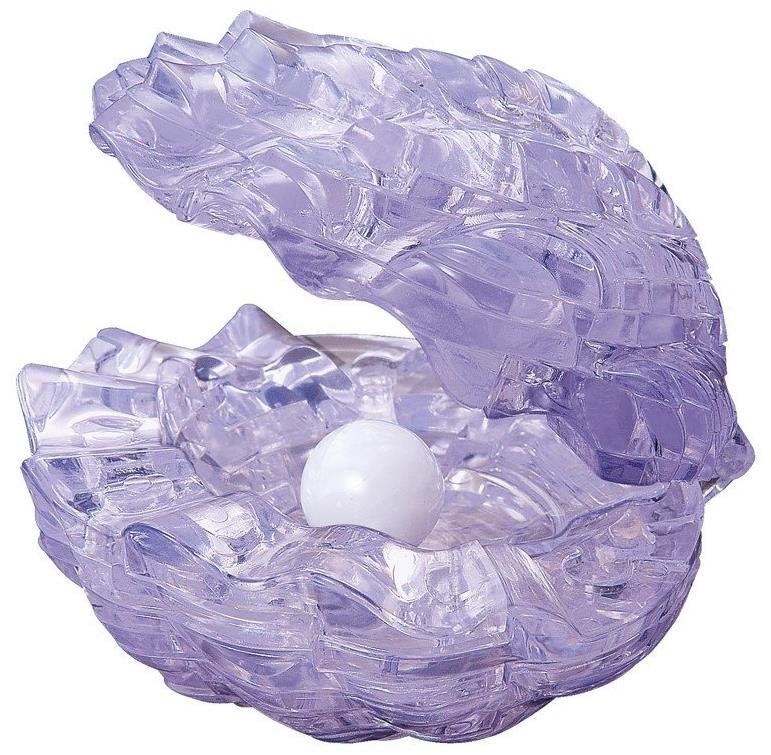3D puzzle HCM Kinzel 3D Crystal puzzle Mušle s perlou 48 dílků