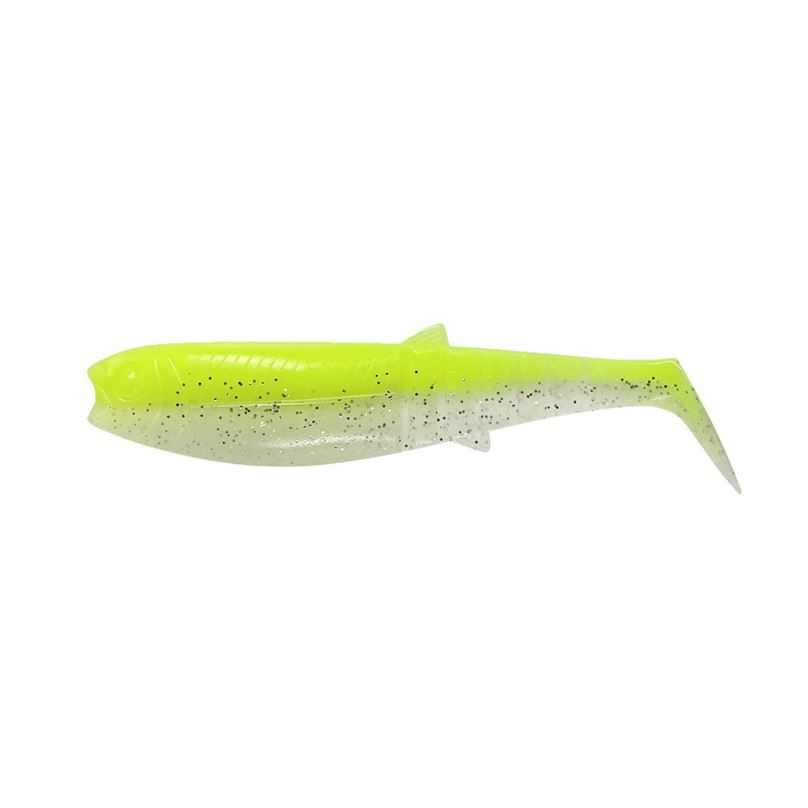 Savage Gear Gumová nástraha Cannibal Shad 12,5cm 20g Fluo Yellow Glow 4ks