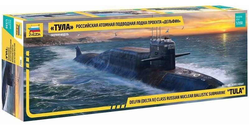 Plastikový model Model Kit ponorka 9062 - "Tula"Submarine Delfin/Delta IV Class