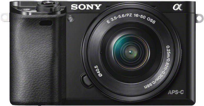 Digitální fotoaparát Sony Alpha A6000 černý + E PZ 16–50 mm f/3,5–5,6 OSS + E 55–210 mm f/4,5–6,3 OSS