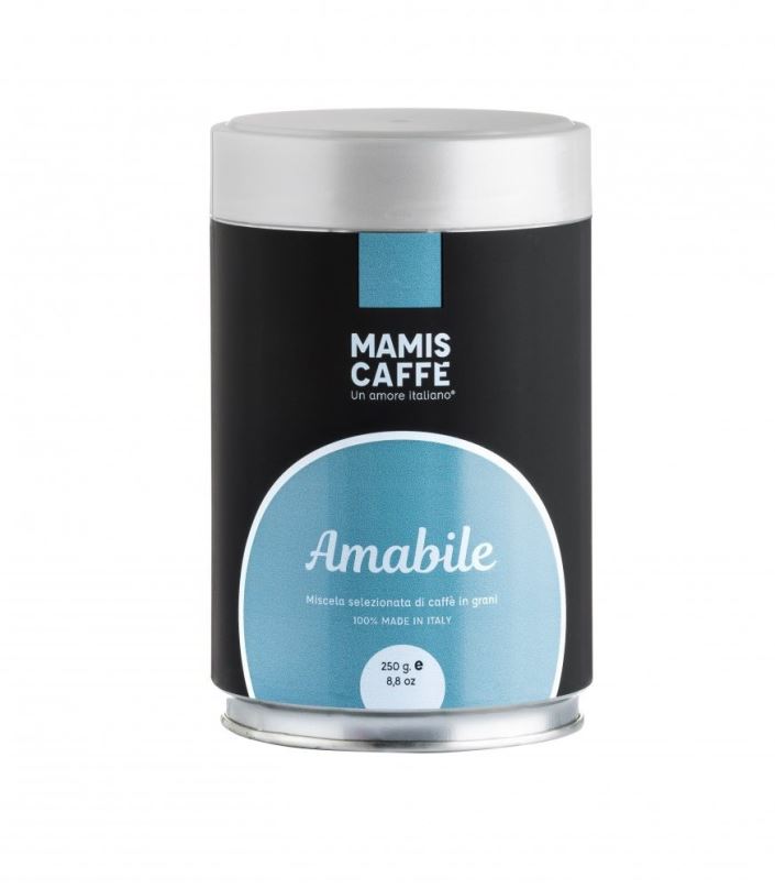 Káva Mami's Caffé Amabile, zrnková, 250g dóza