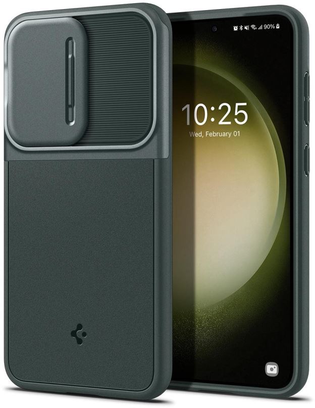 Kryt na mobil Spigen Optik Armor Abyss Green Samsung Galaxy S23