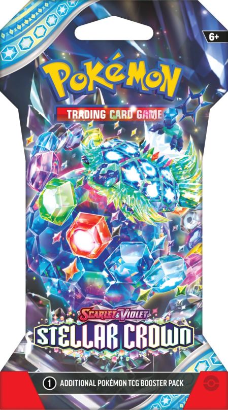 Pokémon TCG: SV07 Stellar Crown - 1 Blister Booster