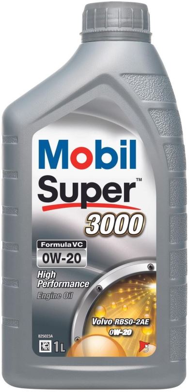 Motorový olej Mobil Super 3000 Formula VC 0W-20, 1 L