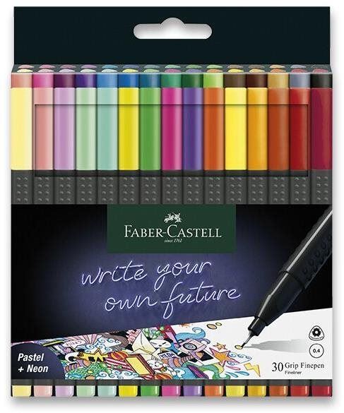 Linery FABER-CASTELL Grip, 30 barev
