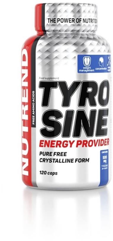Aminokyseliny Nutrend Tyrosine, 120 kapslí
