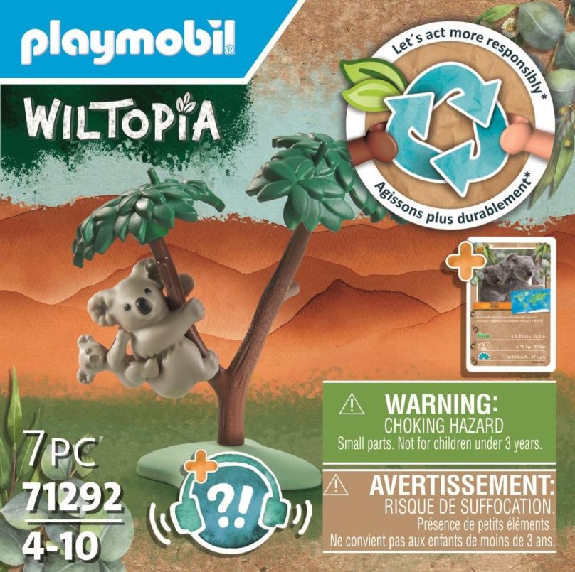 Stavebnice Playmobil 71292 Wiltopia - Koala s mládětem