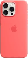 Kryt na mobil Apple iPhone 15 Pro Max Silikonový kryt s MagSafe světle melounový