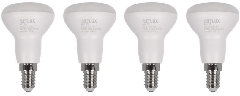 LED žárovka RETLUX REL 29 LED R50 4x6W E14 WW