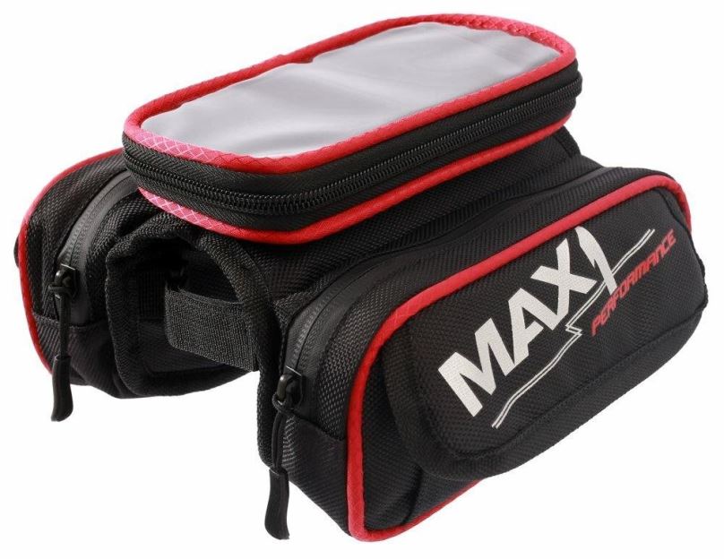 Brašna na kolo MAX1 Mobile Two - brašna na rám, červeno/černá