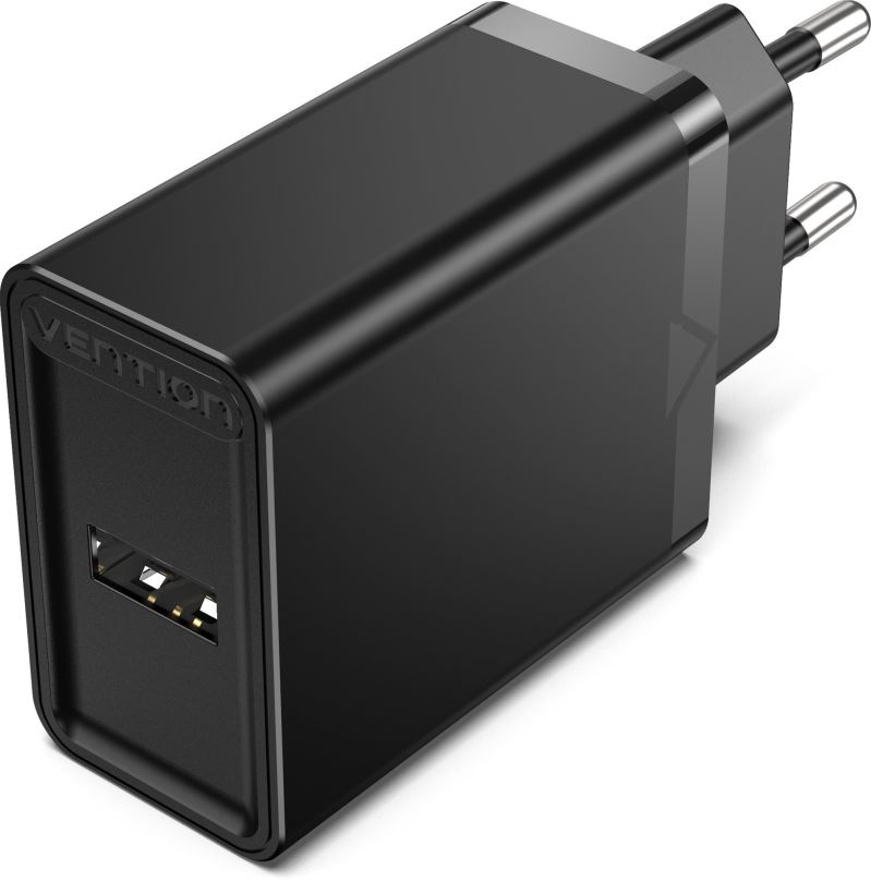 Nabíječka do sítě Vention 1-port USB Wall Charger (12W) Black