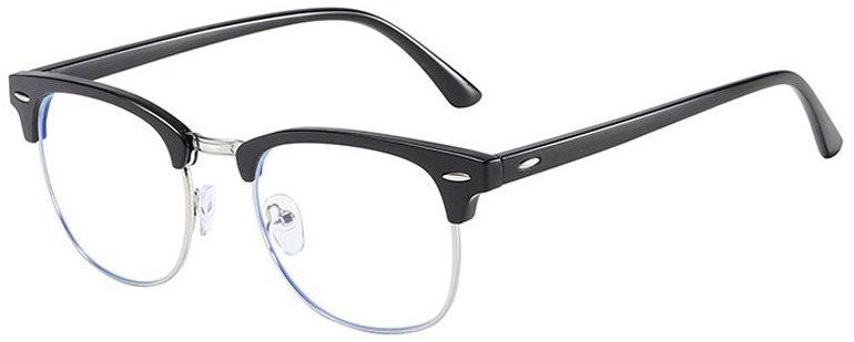 Brýle na počítač Style4 Brýle na počítač Office - unisex, 5 variant, 2 - černo-stříbrná