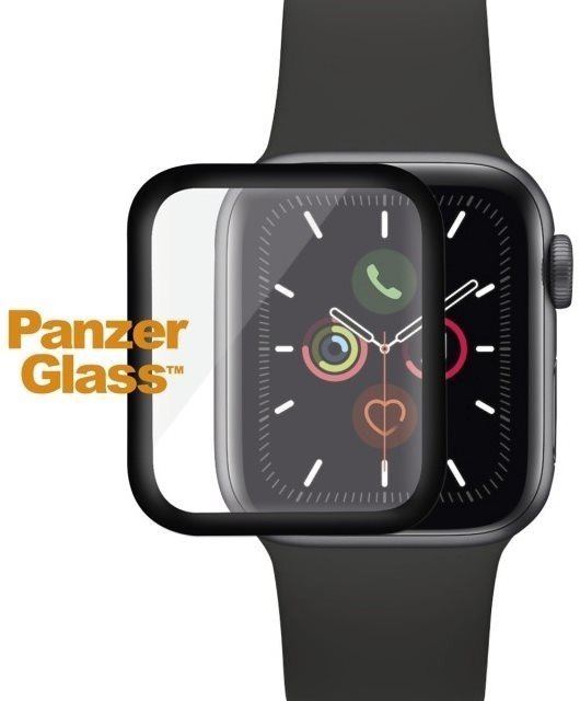Ochranné sklo PanzerGlass SmartWatch pro Apple Watch 4/5/6/SE 40 mm černé celolepené