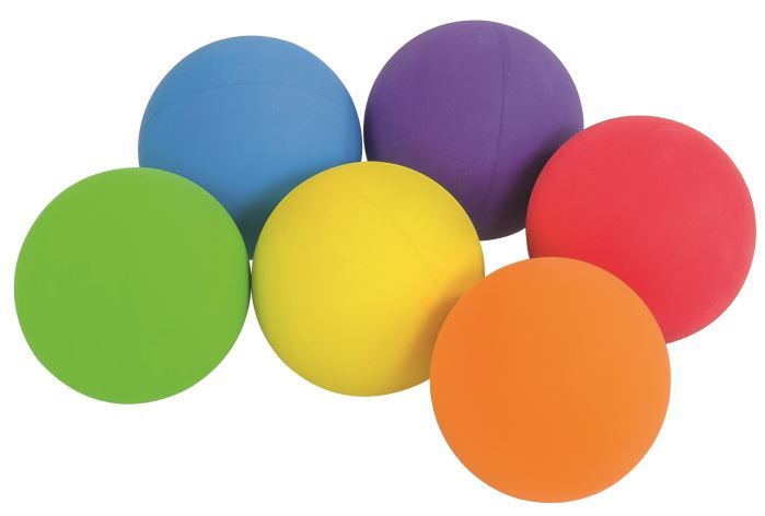BETZOLD Set barevných gumových míčků