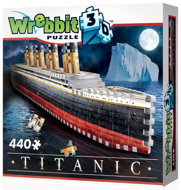 3D puzzle Wrebbit 3D puzzle Titanic 440 dílků