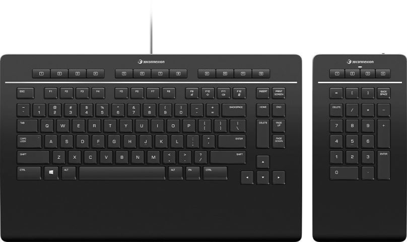 Klávesnice 3Dconnexion Keyboard Pro with Numpad - US INTL