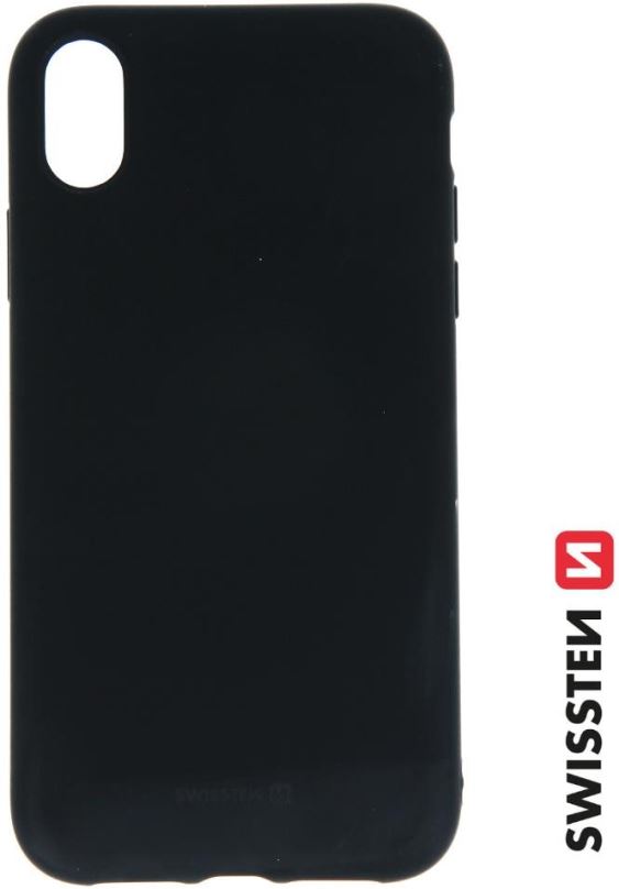 Kryt na mobil Swissten Soft Joy pro Apple iPhone Xr černá