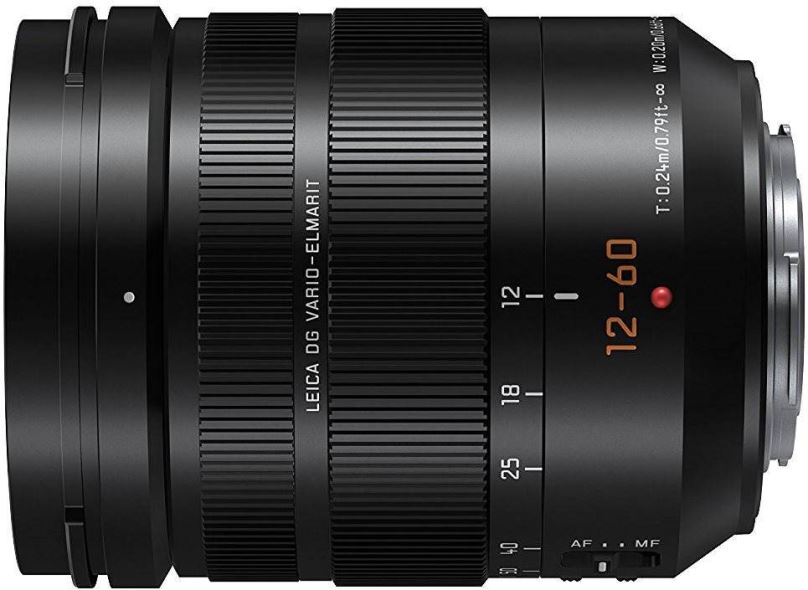 Objektiv Panasonic Leica 12-60mm f/2.8-4.0 ASPH Power OIS černý