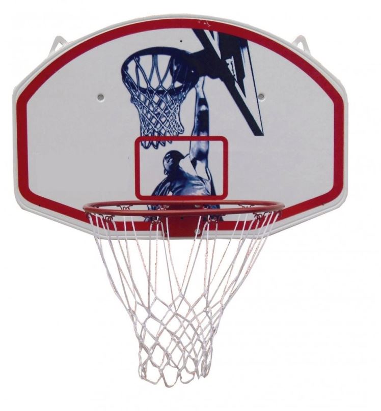 Basketbalový koš Spartan 90x60 1180 + síťka venkovní použití bílá