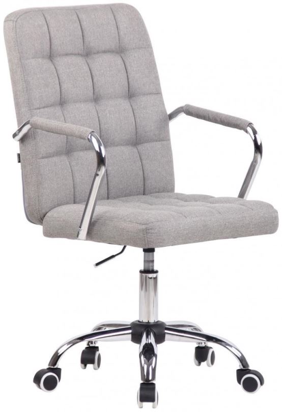 Kancelářská židle BHM GERMANY Terni, textil, šedá