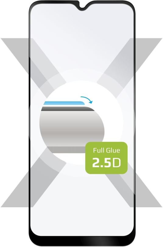 Ochranné sklo FIXED FullGlue-Cover pro Samsung Galaxy A03s černé