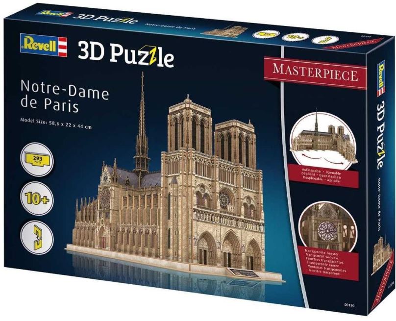 3D puzzle 3D Puzzle Revell 00190 - Notre Dame de Paris