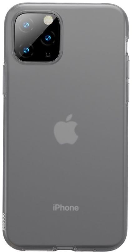 Kryt na mobil Baseus Jelly Liquid Silica Gel Protective Case pro iPhone 11 Pro Transparent Black