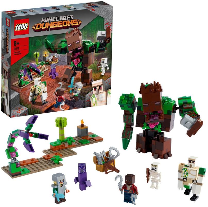LEGO stavebnice LEGO® Minecraft® 21176 Příšera z džungle
