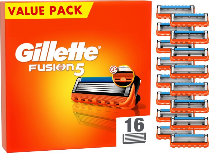 Pánské náhradní hlavice GILLETTE Fusion5 16 ks