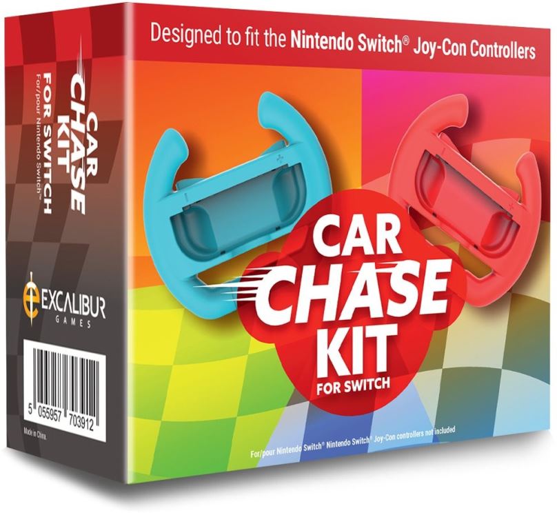 Příslušenství k ovladači Car Chase Kit - sada příslušenství pro Nintendo Switch