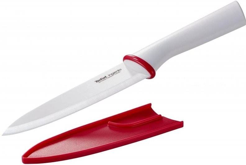 Kuchyňský nůž Tefal Ingenio velký bílý keramický nůž 16 cm chef K1530214