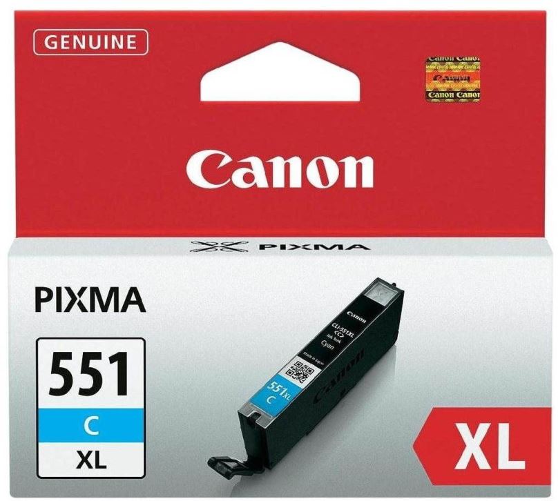 Cartridge Canon CLI-551C XL azurová