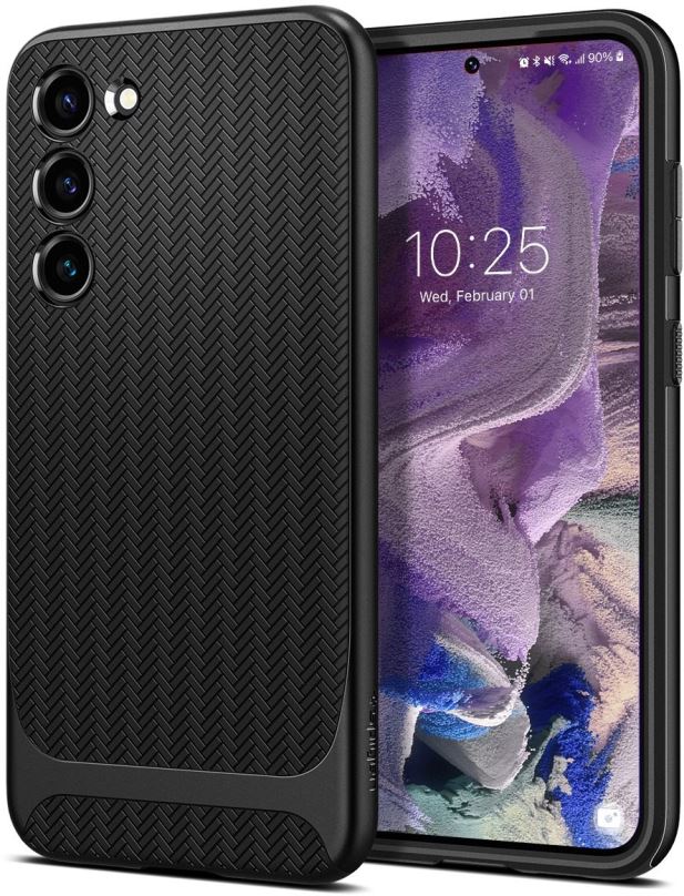 Kryt na mobil Spigen Neo Hybrid Black Samsung Galaxy S23