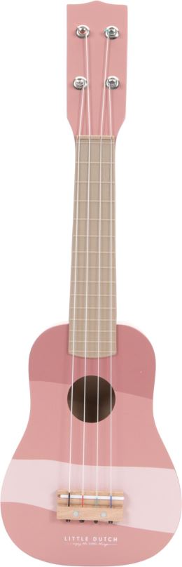 Dětská kytara Little Dutch Kytara dřevěná Pink