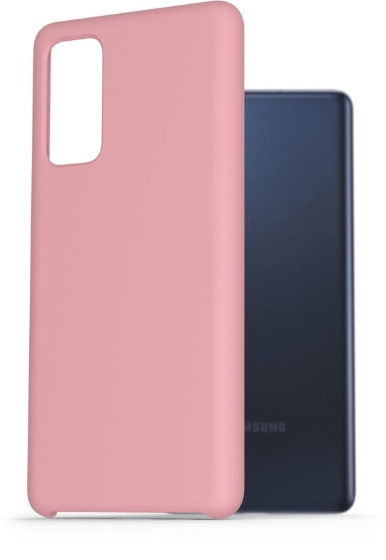Kryt na mobil AlzaGuard Premium Liquid Silicone Case pro Samsung Galaxy S20 FE růžové
