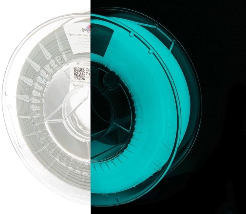 Filament Filament Spectrum PET-G Glow In The Dark 1.75mm Blue 1kg