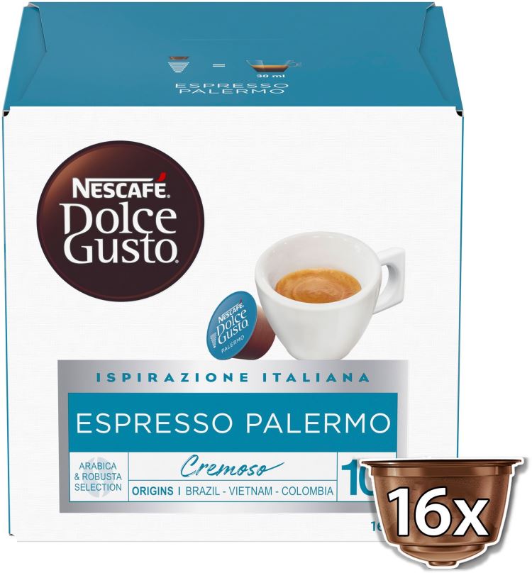 Kávové kapsle NESCAFÉ® Dolce Gusto® Espresso Palermo - 16 kapslí
