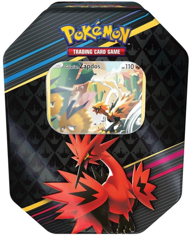 Pokémon karty Pokémon TCG: SWSH12.5 Crown Zenith - Tin Box - Zapdos