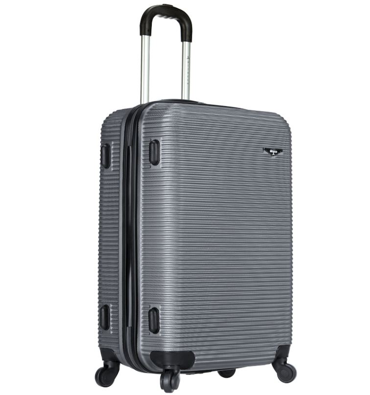 Cestovní kufr SIROCCO T-1039/3-60 ABS - stříbrná