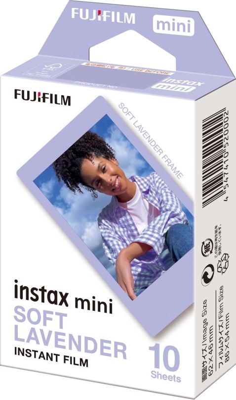 Fotopapír FujiFilm film instax mini Soft Lavender 10ks