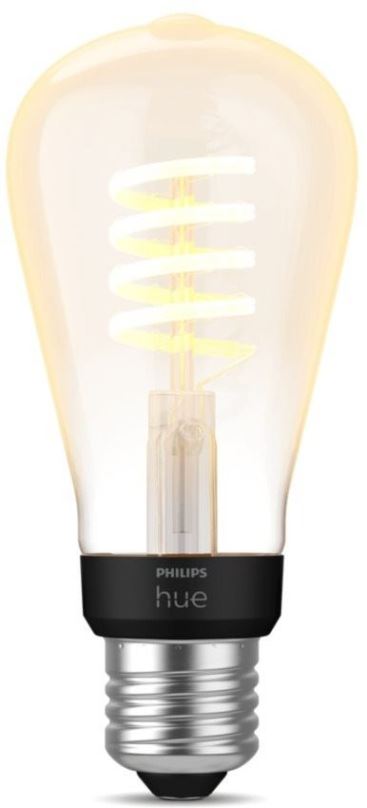 LED žárovka Philips Hue White Ambiance 7W 550 Filament ST64 E27