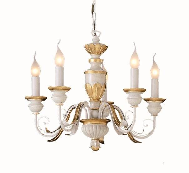 závěsné stropní svítidlo Ideal lux Firenze SP5 012865 5x40W E14  - rustikální