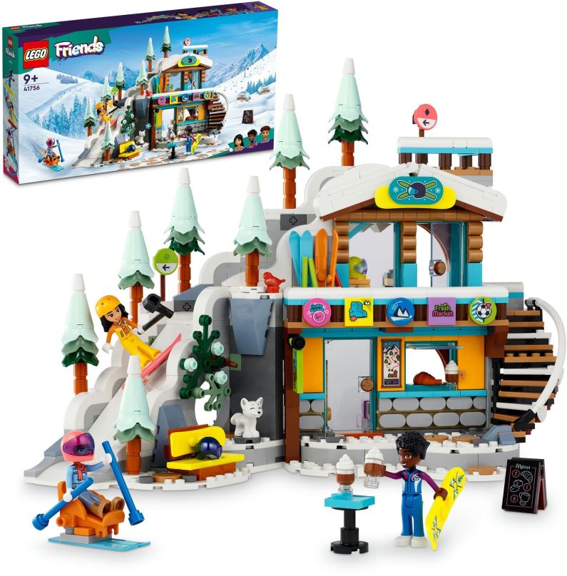 LEGO stavebnice LEGO® Friends 41756 Lyžařský resort s kavárnou