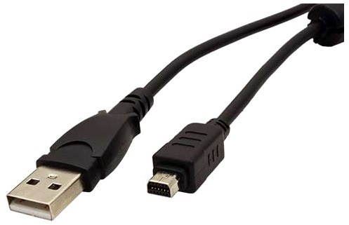 Datový kabel OEM USB A-MINI 12-pin 1.8m černý