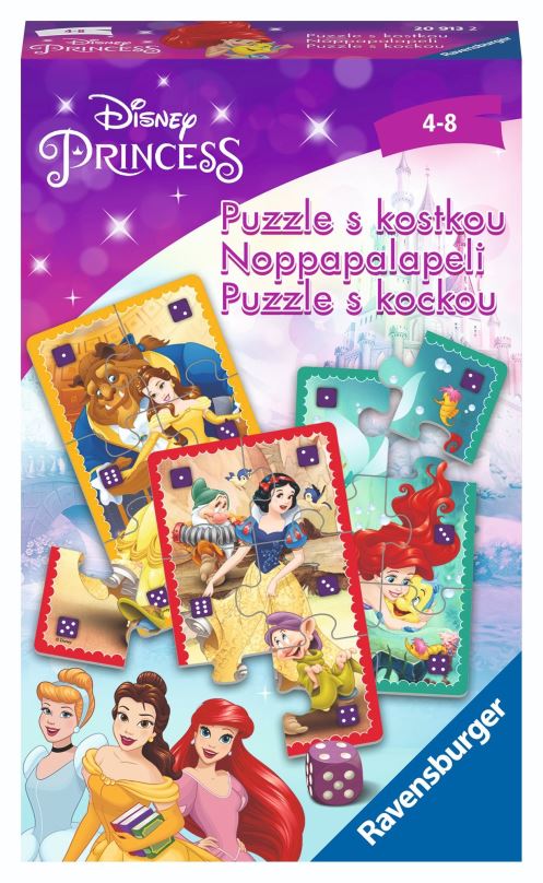 Desková hra Ravensburger 209132 Disney Princess: Puzzle hra s kostkou