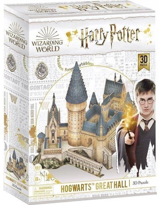3D puzzle Cubicfun 3D puzzle Harry Potter: Velká síň 185 dílků