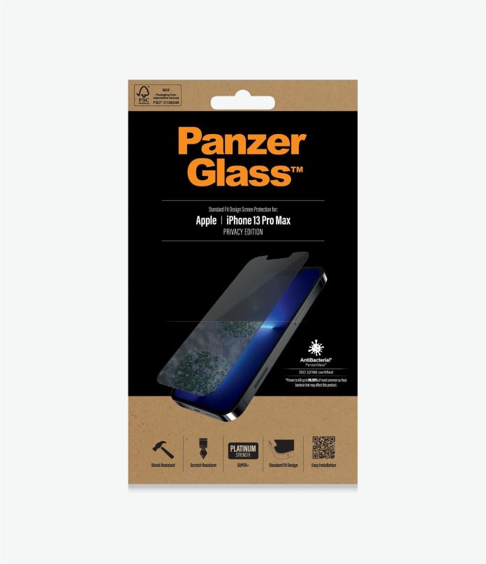 Ochranné sklo PanzerGlass Standard Privacy Apple iPhone 13 Pro Max