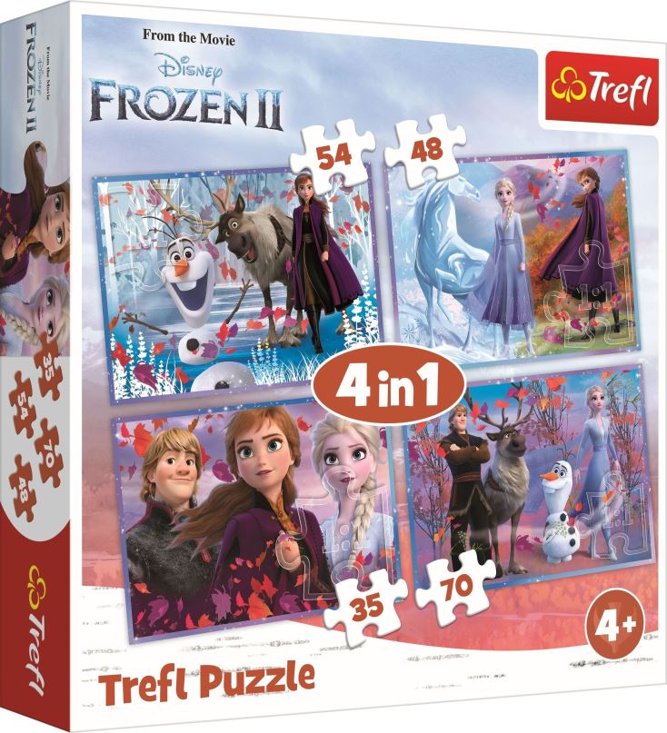 Puzzle Puzzle 4v1 Ledové království II